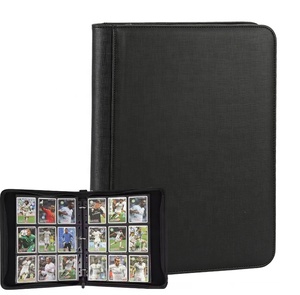 Torson Single-Sleeve 450CADs Yugioh Pokmon TCG impermeable PU cuero Trading Photo <span class=keywords><strong>Album</strong></span> 9-Pocket Card Binder para Trading Paper - Product Image 1