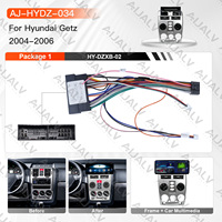 Kit de cadre de protection d'écran tactile pour autoradio multimédia AHD 8 cœurs 12,3 pouces pour HYUNDAI GETZ 2004-2006, panneau de lecteur DVD de voiture – Fourniture directe usine