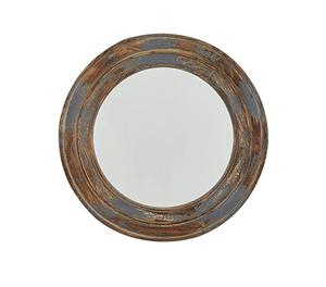 Espejo de pared con marco de madera maciza para dormitorio y baño, diseño moderno a la moda, forma personalizada, nuevo - Product Image 1