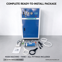 Machine de traitement d'eau par osmose inverse (RO) commerciale 600 GPD avec armoire et réservoir de stockage pour la purification de l'eau potable