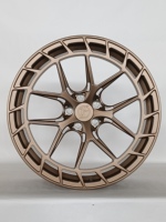 Jantes en alliage d'aluminium forgé monobloc Yufei 20x9.0 ET30mm 5x112 à cinq branches directionnelles pour VW Tiguan 2019