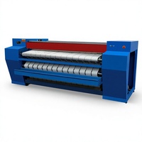 Repasseuse industrielle à plat 3300 mm, machine à repasser à rouleaux pour blanchisserie commerciale, pour draps d'hôtel, électrique à vapeur