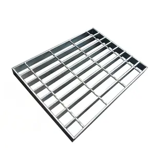 Factory Customized Galvanized Water Drain Trench Cover Grating Plain Walkway Steel Grating Cover