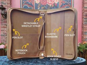 Échantillon gratuit, vente en gros, nouveau style, grand organiseur de livres, papeterie, étui à crayons zippé, sac de transport pour livres, housse de bible - Product Image 2