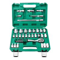 Juego de Herramientas Automotrices de Grado Industrial y Estándar, 46-216 Piezas, Juego de Llaves de Tubo CR-V, Caja de Herramientas para Reparación de Garajes, Venta al Por Mayor, Personalización OEM