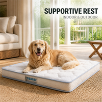 Matelas pour animaux de compagnie avec rembourrage de soutien pour une utilisation en intérieur et en extérieur