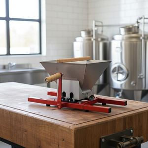 Presse-pommes manuel portable en acier inoxydable, broyeur <span class=keywords><strong>de</strong></span> fruits pour la fabrication <span class=keywords><strong>de</strong></span> cidre à domicile en extérieur, machine à manivelle facile à transporter - Product Image 1