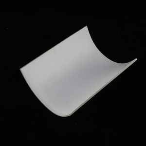 Recambio de lámpara curvada de cristal para techo, accesorio de luz curvada, ópalo blanco - Product Image 2