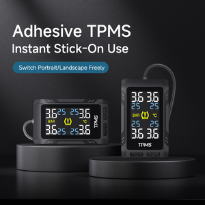 <b>Tpms</b> for Car Tire Pressure Monitor System With Car Cigarette Lighter with 4 Sensors - Product Image 1