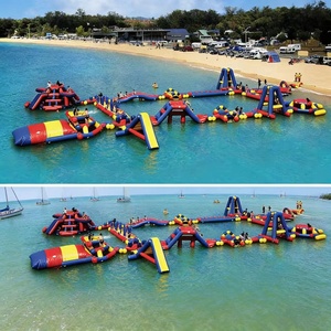 <span class=keywords><strong>Plateforme</strong></span> <span class=keywords><strong>aquatique</strong></span> <span class=keywords><strong>gonflable</strong></span> pour sports nautiques d'été, équipement de glissade <span class=keywords><strong>aquatique</strong></span> pour parc, PVC épaissi, taille personnalisée - Product Image 3