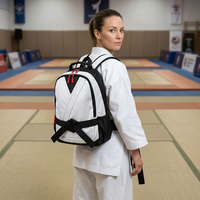 Sac de sport imperméable grande capacité pour arts martiaux, sac à dos durable pour entraînement de Taekwondo, Karaté, MMA