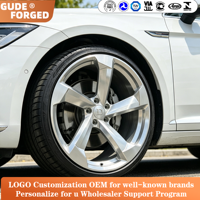 Jantes forgées GUDE Custom Chrome Hearts Deep Dish 18 19 20 22 24 pouces 5x114.3 5x120 5x127 Billet Rims Vs5rs pour Audi