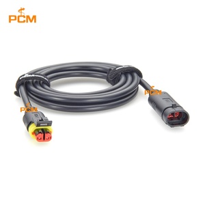 2-weg AMP Superseal connector mannelijk naar vrouwelijk 2-polig waterdichte verlengkabel Tyco 16AWG 282104-1 naar 282080-1 voor vrachtwagen aanhanger - Product Image 5