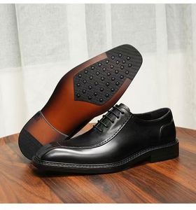 Zapatos de Cuero de Vaca Extra Grandes para Hombre, Verano 2025, Zapatos Formales de Negocios con Aumento de Altura, Zapatos de Cuero Transpirables para Hombre - Product Image 3