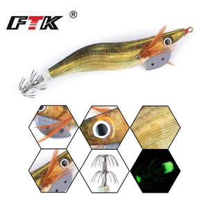 Señuelos de Pesca de Calamar de Madera Luminosos de Alta Calidad, 4g-32g, Egi Seawood <span class=keywords><strong>Yozuri</strong></span>, Venta al por Mayor para Pesca de Calamar en Agua Salada - Product Image 4