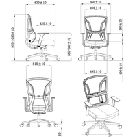 Chaise de bureau ergonomique pivotante à dossier mi-haut en maille, design moderne, pour réunions et conférences, avec garantie de 3 ans, directement de l'usine