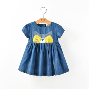 Proveedor Chino de Ropa para Bebés y Niños Pequeños, Vestido de Mezclilla para Niñas - Product Image 1
