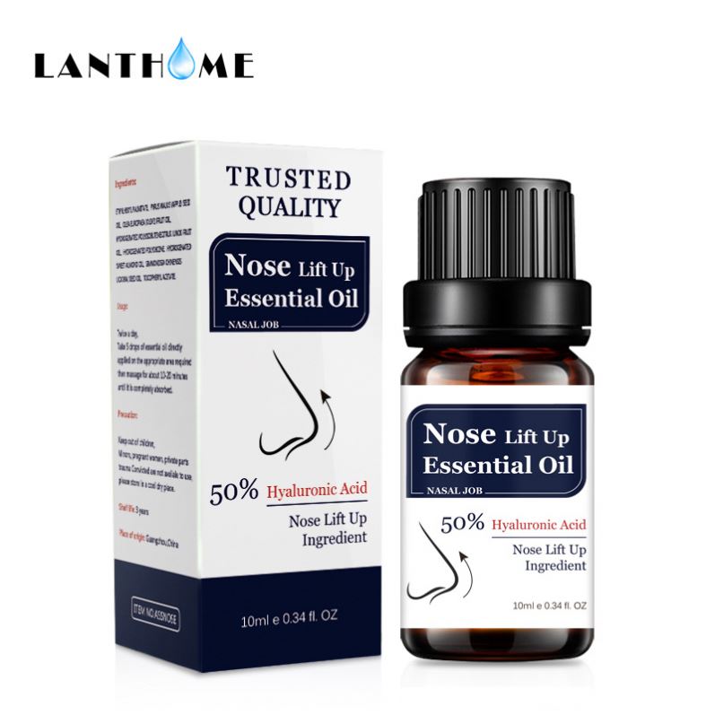 LANTHOME Atacado Private Label 10Ml Nariz Apertando Lift Up Nose Bridge Beleza Nariz Camélia Semente Óleo Hidrata Óleo de Jojoba