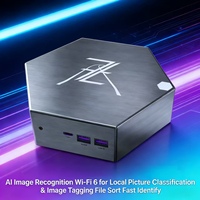 Mini PC Host 32GB+1TB SSD con Reconocimiento de Imágenes por IA, Wi-Fi 6 para Clasificación de Imágenes Locales, Etiquetado de Imágenes, Clasificación de Archivos, Identificación Rápida