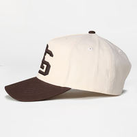 Gorras de Béisbol Personalizadas de Algodón de 5 Paneles con Bordado, Cierre a Presión, Gorras Deportivas Personalizadas con Logotipo para Hombre, Gorra de Dos Tonos