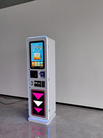 Distributeur automatique de pièces intelligent et convivial, avec fonction de paiement par carte de crédit et billets de banque, pour salles d'arcade familiales, en fabrication métallique