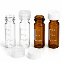 Flacons en verre injectables, bouteilles d'huiles essentielles, contenants de stockage, flacons compte-gouttes