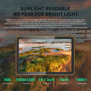 แท็บเล็ตพีซีอุตสาหกรรมกลางแจ้งแบบกันน้ำรุ่นใหม่ ขนาด 10.1 นิ้ว ระบบ Android 14 พร้อมหน้าจอสัมผัสแบบ Capacitive รองรับซิมการ์ด Wi-Fi และ GSM - Product Image 3
