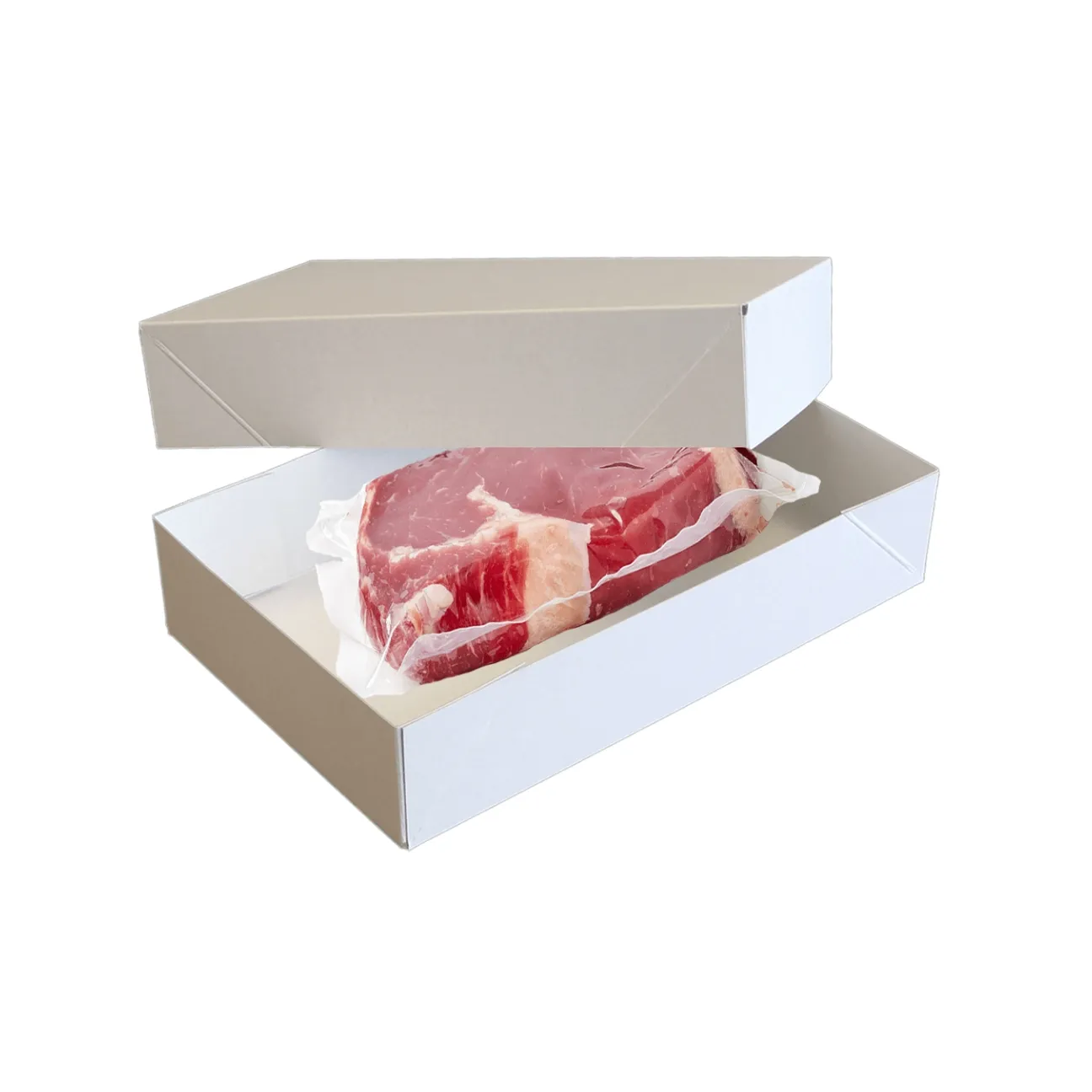 Almanya'da yapılan uygun maliyetli koruyucu ambalaj kaplamalı kağıt et taşıyıcı et taşıma kutusu