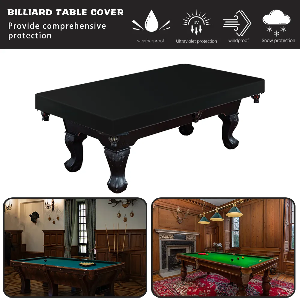 Oxford açık bilardo bilardo masası kapak kapalı katlanabilir su geçirmez snooker bilardo masası kapak