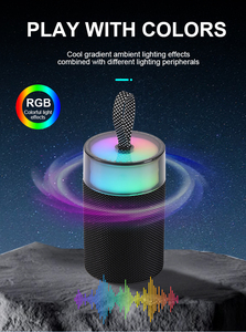 Haut-parleur <span class=keywords><strong>de</strong></span> bureau sans fil coloré RGB LED clignotant pour téléphone portable salon <span class=keywords><strong>table</strong></span> <span class=keywords><strong>de</strong></span> chevet Smart Loudspeaker - Product Image 5