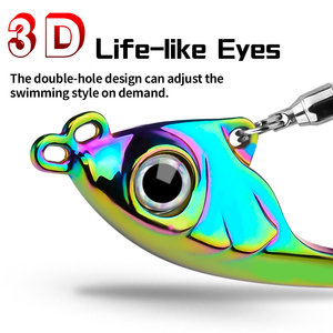 Señuelo de Pesca Artificial VIB de Metal Duro, 9g/5cm, 13g/5.9cm, 17g/6.5cm, 5 Colores, Aleación de Zinc, Hundimiento Rápido - Product Image 5