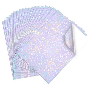 สติกเกอร์ไวนิลพีวีซีแบบโฮโลแกรม เคลือบเงา/ด้าน พิมพ์ได้ ขนาด A4 สำหรับเครื่องพิมพ์เลเซอร์และอิงค์เจ็ท ขายส่ง - Product Image 5