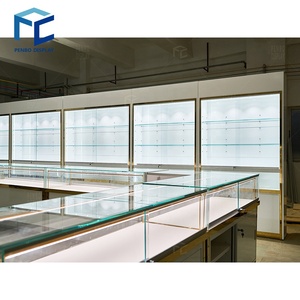 شركة مصنعة لعرض الحلي والقلادات المخصصة من قوانغتشو-عرض الخشب وزجاجي للأعمال التجارية - Product Image 5