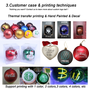 <span class=keywords><strong>Boule</strong></span> <span class=keywords><strong>de</strong></span> Noël rouge en plastique incassable personnalisée avec logo OEM, <span class=keywords><strong>de</strong></span> haute qualité, à suspendre, pour la décoration <span class=keywords><strong>de</strong></span> l'arbre <span class=keywords><strong>de</strong></span> Noël - Product Image 4