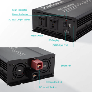 ตัวแปลงพ<span class=keywords><strong>ล</strong></span>ังงานอินเวอร์เตอร์ Pretiosus ดัดแปลงซายน์<span class=keywords><strong>เวฟ</strong></span>พร้อมไฟ LED 2000วัตต์2000วัตต์เครื่องแป<span class=keywords><strong>ล</strong></span>งพ<span class=keywords><strong>ล</strong></span>ังงาน2KW อินเวอร์เตอร์รถยนต์ - Product Image 3