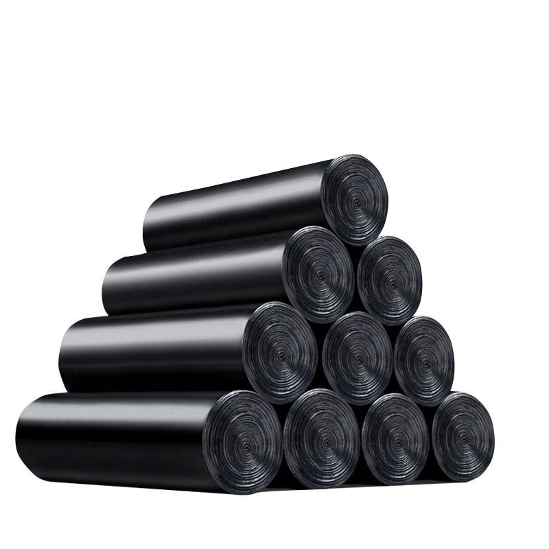 Plain 45*45 black economy style 5 rolls 100 pieces