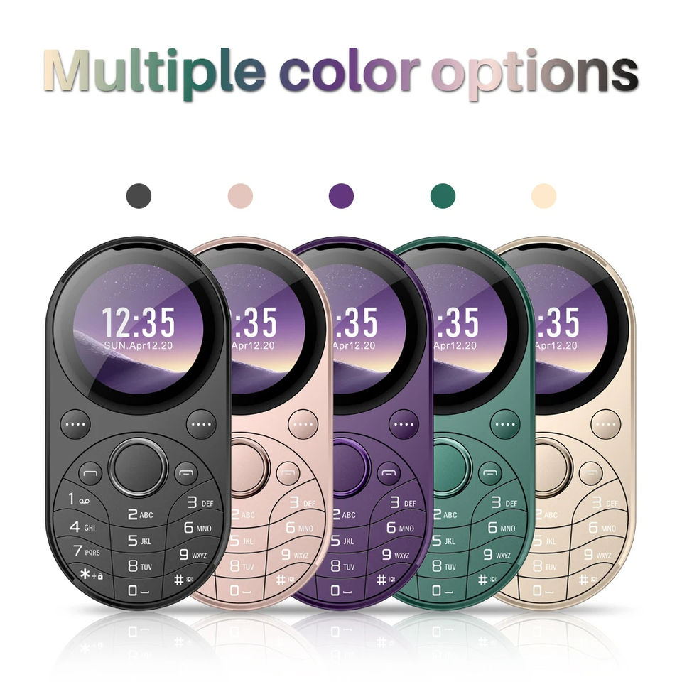 Small Mini Keypad Phone 2025 New I15 Mini Round Screen Keypad Feature Phone | Wholesale ...