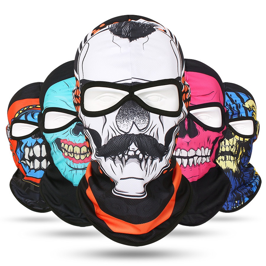 Balaclava Fantasma - Maschera Completa Unisex - Skull Design - Per Moto, Sci E Sport - Foto 6