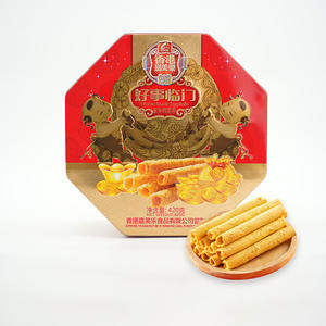 Rollos de huevo chinos tradicionales caseros Deliciosos bocadillos dulces crujientes Galletas/Galletas Rollos de huevo estilo - Product Image 4