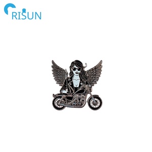 หมุดปักลายสำหรับนักขี่จักรยานและนักขี่จักรยานแบบเซ็กซี่หมุดปักหมุดโลหะเคลือบสำหรับรถสกู๊ตเตอร์เข็มติดปกมอเตอร์ไซด์ออกแบบได้ตามต้องการเข็มผู้หญิงนักขี่จักรยานสาว - Product Image 6