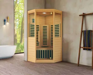 Solid Wood Type Dry Steam Infrared Sauna Rooms Spa Suppliers 4 Person Sauna Rooms Outdoor