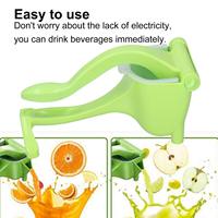 Hoge Kwaliteit Plastic Handmatige Citroenpers Draagbare Handpers Beauty Fruit Blender Juicer