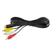 Untuk SEGA adaptor Video Audio Saturnus kabel HDTV kabel plastik kabel AV untuk komputer TV kabel RCA untuk Sega