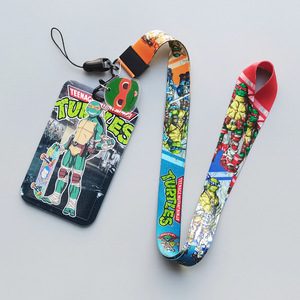 Porte-cartes rigide en métal pour cartes de bus, d'identité (étudiant, employé, campus) et de repas, avec impression par transfert thermique, motif <span class=keywords><strong>dessin</strong></span> <span class=keywords><strong>animé</strong></span> Anime Teenage Mutant - Product Image 3