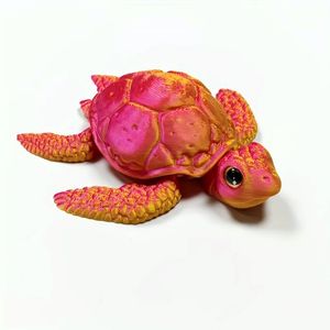 Giocattolo Tartaruga Marina 3D in Plastica, Modello Animale Articolato, Figura Creativa per Bambini - Product Image 4
