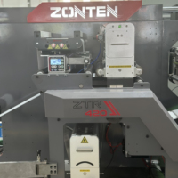 Machine d'impression flexographique à 4 couleurs ZTR-370, étiquette autocollante, 8 couleurs