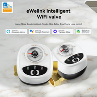 Válvula de Agua Inteligente WiFi Inalámbrica Controlada por Aplicación DN15/DN20/DN25, Resistente al Agua IP65, Control por Voz, Compatible con Exteriores y Garajes