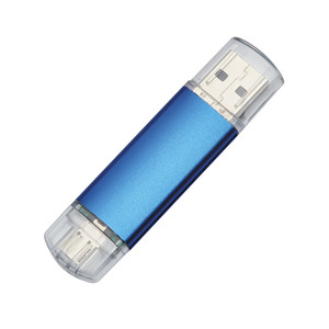工厂价格2合1紧凑型u盘OTG钥匙u盘适用于手机安卓和电脑 - Product Image 1