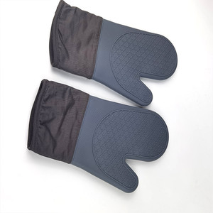 Thickened <b>Silicone</b> Gloves With Added Cotton for Anti slip and Sweat Absorption for <b>Baking</b> and BBQ Grill Easy to Clean - Product Image 6