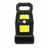 Lampe solaire LED à détecteur de mouvement, à clipser, pour extérieur, lampe de sécurité rechargeable, étanche IP44, éclairage activé par le mouvement pour clôture de jardin